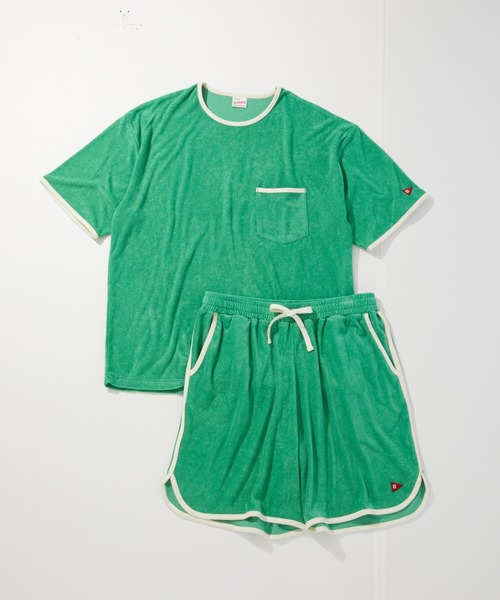 Healthknit(ヘルスニット)の「Healthknit Tri-Blend Pile ハーフパンツ(#55008)(その他パンツ・メンズ・パープル/オレンジ/グリーン・MEDIUM/LARGE)」の15枚目の写真