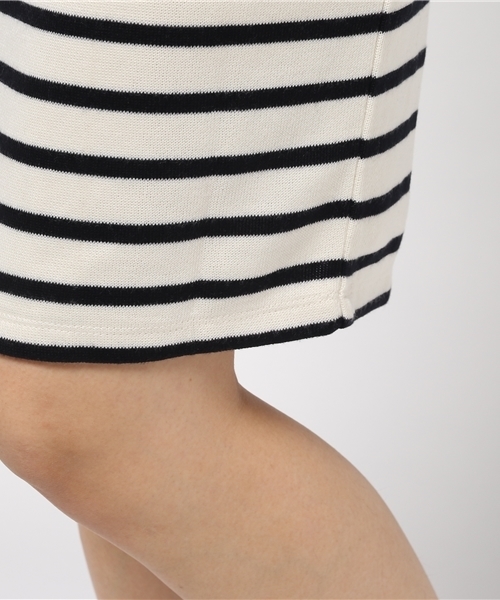 earth music&ecology（アースミュージックアンドエコロジー）の「ボーダータイトスカート（スカート・レディース・ワインレッド/アイボリー/ネイビー/グリーン・MEDIUM/LARGE）」の12枚目の写真