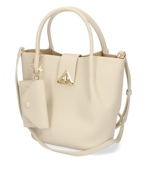 ORiental TRaffic（オリエンタルトラフィック）の「タックハンドバッグ BA-225（ショルダーバッグ・レディース・ブラック/ホワイト/ベージュ・ﾌﾘ-）」の10枚目の写真