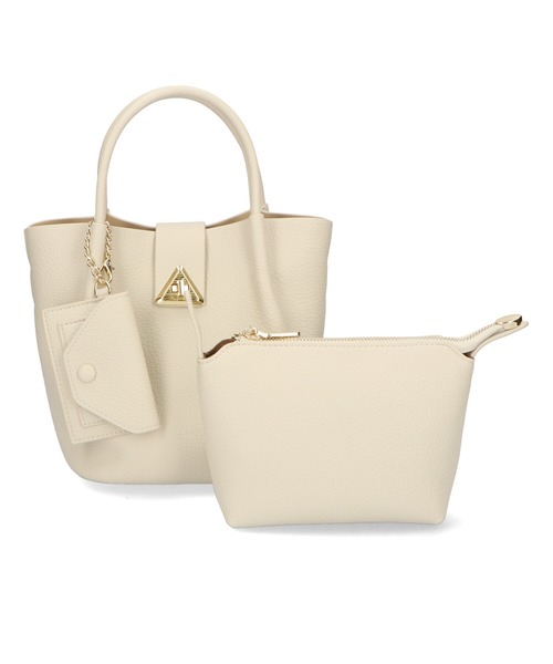 ORiental TRaffic（オリエンタルトラフィック）の「タックハンドバッグ BA-225（ショルダーバッグ・レディース・ブラック/ホワイト/ベージュ・ﾌﾘ-）」の12枚目の写真