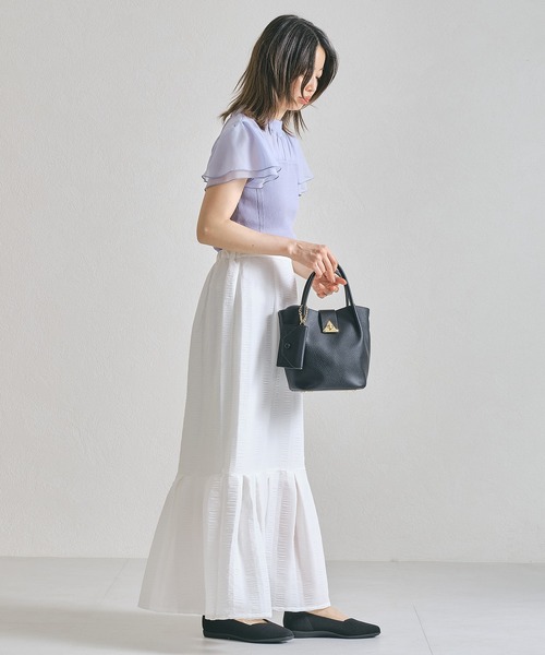 ORiental TRaffic（オリエンタルトラフィック）の「タックハンドバッグ BA-225（ショルダーバッグ・レディース・ブラック/ホワイト/ベージュ・ﾌﾘ-）」の20枚目の写真