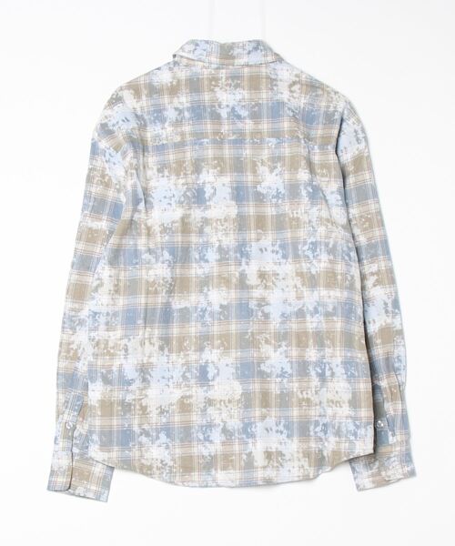 タイダイチェックロングシャツ（シャツ/ブラウス）｜adamsJUGGLER（アダムスジャグラー）