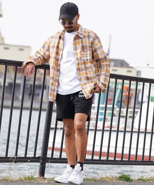 タイダイチェックロングシャツ（シャツ/ブラウス）｜adamsJUGGLER（アダムスジャグラー）