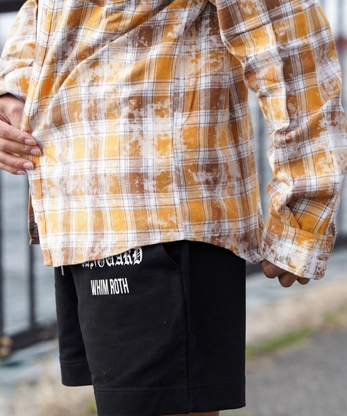 タイダイチェックロングシャツ（シャツ/ブラウス）｜adamsJUGGLER（アダムスジャグラー）