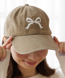 flower | リボンエンブロイダリーキャップ(キャップ)