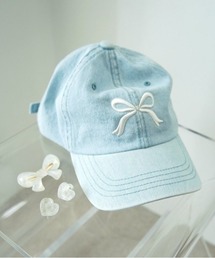 flower | リボンエンブロイダリーキャップ(キャップ)