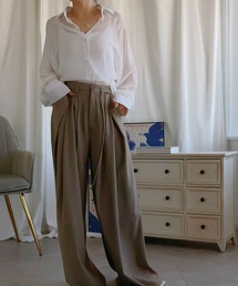 aimoha | 【aimoha】ハイウエストタックドレープパンツ(その他パンツ)