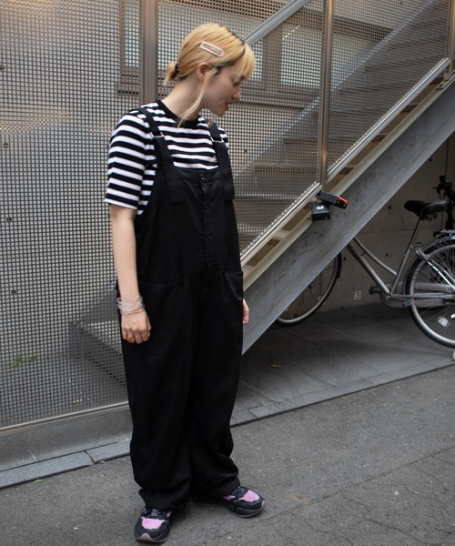 UNIVERSAL OVERALL（ユニバーサルオーバーオール）の「RETRO BORDER TEE（Tシャツ/カットソー・レディース・ホワイト×ブラック/ブルー系その他2/グレー系その他・M/L）」の20枚目の写真