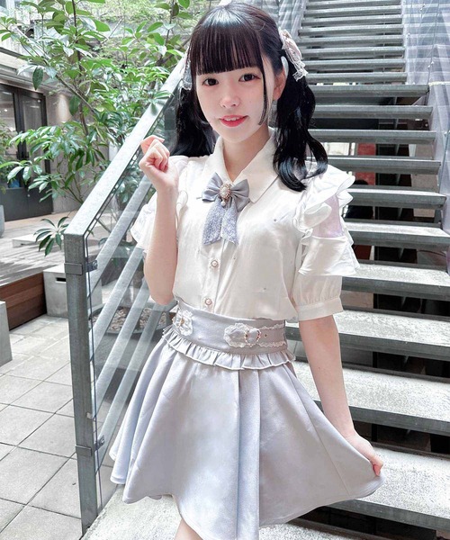 ROJITA（ロジータ）の「サイドハートバックルスカパン（スカート・レディース・ブラック/グレー/ピンク・FREE）」の15枚目の写真