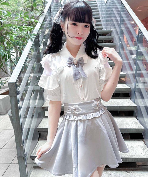 ROJITA（ロジータ）の「サイドハートバックルスカパン（スカート・レディース・ブラック/グレー/ピンク・FREE）」の17枚目の写真