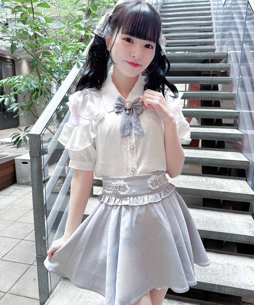 ROJITA（ロジータ）の「サイドハートバックルスカパン（スカート・レディース・ブラック/グレー/ピンク・FREE）」の18枚目の写真