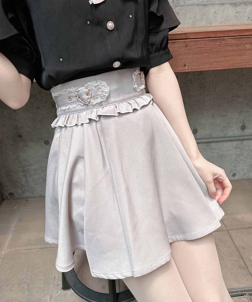 ROJITA（ロジータ）の「サイドハートバックルスカパン（スカート・レディース・ブラック/グレー/ピンク・FREE）」の20枚目の写真