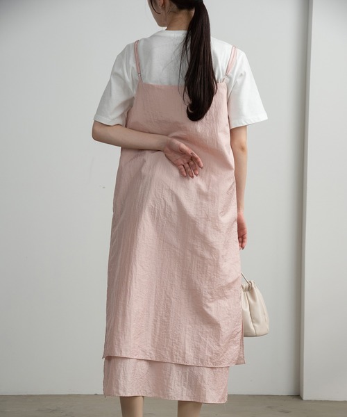 Amiur（エミレ）の「tiered design cami op / ティアードデザインキャミワンピ（ワンピース・レディース・ブルー/アイボリー/ピンク・FREE）」の20枚目の写真
