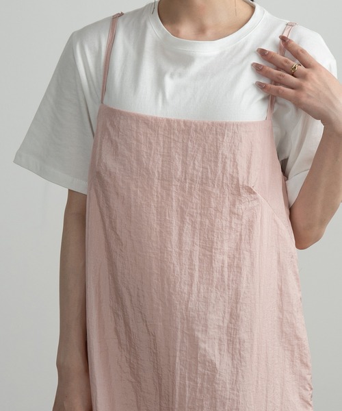 Amiur（エミレ）の「tiered design cami op / ティアードデザインキャミワンピ（ワンピース・レディース・ブルー/アイボリー/ピンク・FREE）」の22枚目の写真