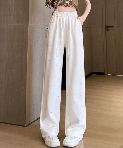 SHEENA(シーナ)の「ビジュースウェットパンツ(スウェットパンツ・レディース・ブラック/ホワイト・M)」の22枚目の写真