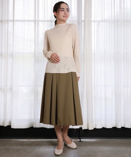 DECADE CLASSIC(ディケイド クラシック)の「【DECADE CLASSIC】花柄レース 長袖トップス (SS)(Tシャツ/カットソー・レディース・ブラック/グレー/ベージュ・SMALL/MEDIUM/LARGE/X-LARGE)」の16枚目の写真