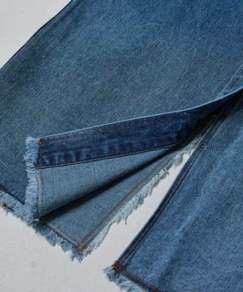 ADDYSONS(アディソンズ)の「Fringe Denim Skirt(デニムスカート・レディース・ブルー/ブラック・SMALL/MEDIUM)」の17枚目の写真