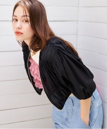 mysty woman | シャーリングドロストブルゾン　128552(ブルゾン)