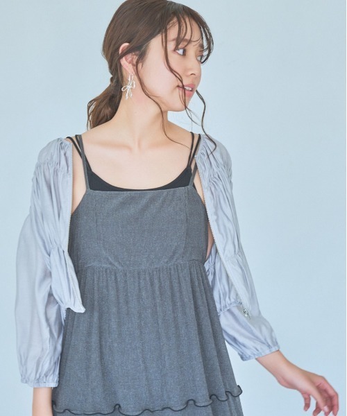 mysty woman（ミスティウーマン）の「シャーリングドロストブルゾン　128552（ブルゾン・レディース・ブラック/ライトグレー/オフホワイト・FREE）」の22枚目の写真