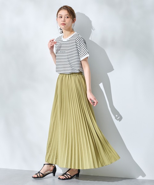 Honeys（ハニーズ）の「ロゴ刺繍Ｔシャツ（Tシャツ/カットソー・レディース・ホワイト/ホワイト系その他/スミクロ/ミント/ホワイト×レッド・S/M/L/LL）」の16枚目の写真