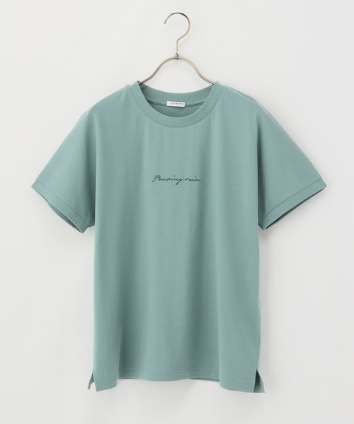 Honeys（ハニーズ）の「ロゴ刺繍Ｔシャツ（Tシャツ/カットソー・レディース・ホワイト/ホワイト系その他/スミクロ/ミント/ホワイト×レッド・S/M/L/LL）」の22枚目の写真