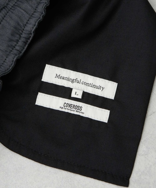 NANO universe（ナノユニバース）の「「MC」coveross(R)イージーショーツ（その他パンツ・メンズ・オフホワイト/チャコール・S/M/L）」の15枚目の写真