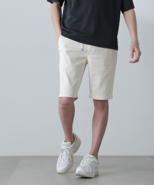 NANO universe（ナノユニバース）の「「MC」coveross(R)イージーショーツ（その他パンツ・メンズ・オフホワイト/チャコール・S/M/L）」の18枚目の写真