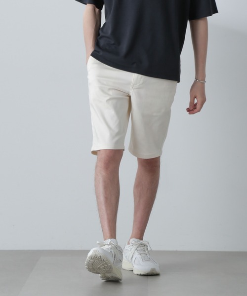 NANO universe（ナノユニバース）の「「MC」coveross(R)イージーショーツ（その他パンツ・メンズ・オフホワイト/チャコール・S/M/L）」の19枚目の写真