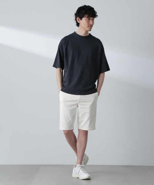 NANO universe（ナノユニバース）の「「MC」coveross(R)イージーショーツ（その他パンツ・メンズ・オフホワイト/チャコール・S/M/L）」の21枚目の写真