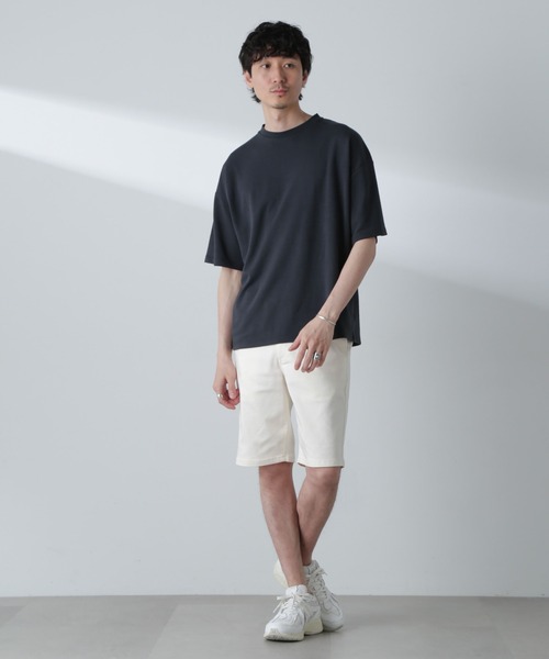 NANO universe（ナノユニバース）の「「MC」coveross(R)イージーショーツ（その他パンツ・メンズ・オフホワイト/チャコール・S/M/L）」の22枚目の写真