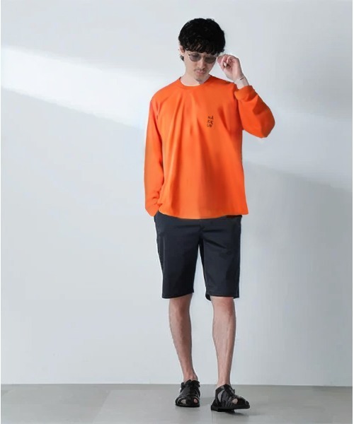 NANO universe（ナノユニバース）の「「MC」coveross(R)イージーショーツ（その他パンツ・メンズ・オフホワイト/チャコール・S/M/L）」の7枚目の写真