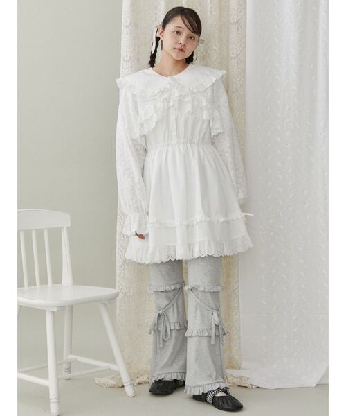 merry jenny（メリージェニー）の「リボンフレアミニワンピース