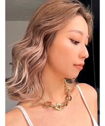 GYDA | JEYSUSスクエアラインストーンネックレス(ネックレス)