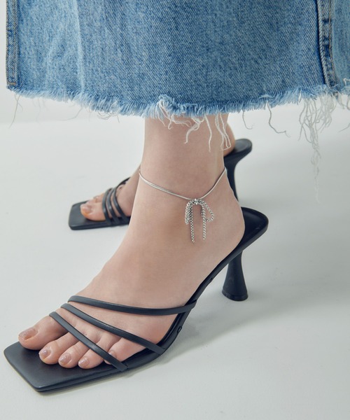 GOLDY（ゴールディ）の「メタル チェーン リボン アンクレット & ブレスレット（ブレスレット・レディース・ゴールド/シルバー/ブラック・FREE）」の7枚目の写真