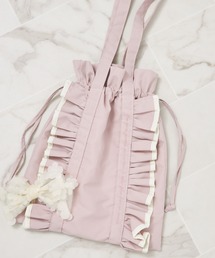 【ZOZO限定】パイピングフリルトートバッグ