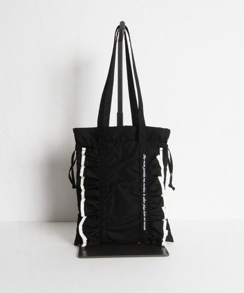 ZOZO限定】パイピングフリルトートバッグ（トートバッグ