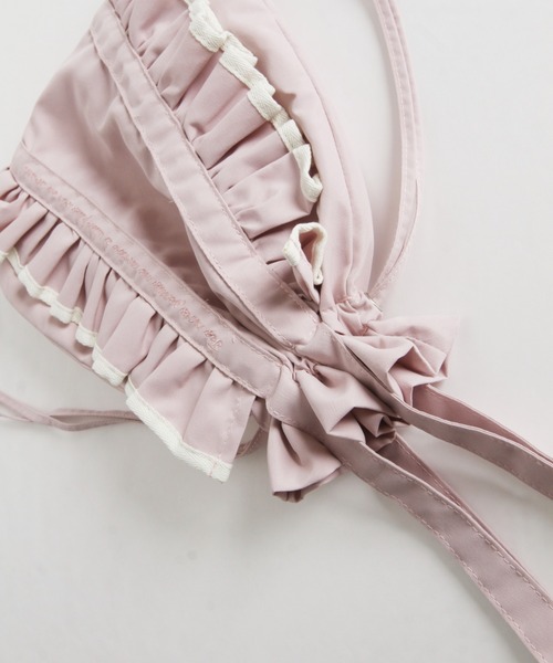 tocco closet(トッコ クローゼット)の「【ZOZO限定】パイピングフリルトートバッグ(トートバッグ・レディース・アイボリー/ブラック/ピンク・FREE)」の14枚目の写真