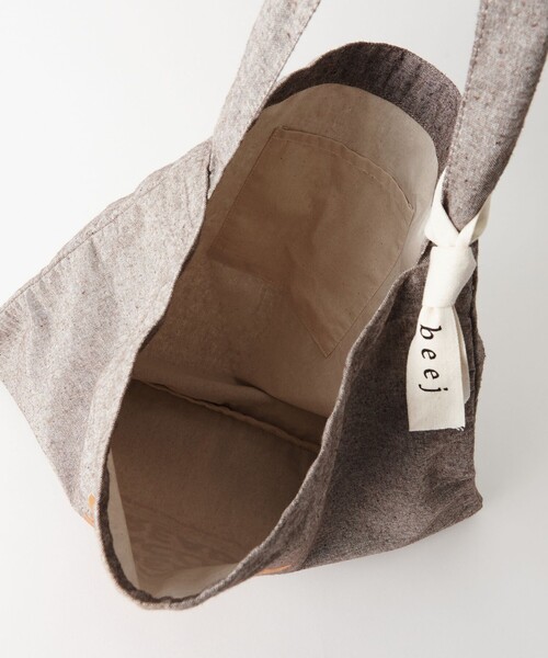 beej（ビージ）の「＜beej＞サンドイッチ ワンショルダーバッグ（ショルダーバッグ・レディース・ブラウン/ライトグレー・FREE）」の19枚目の写真