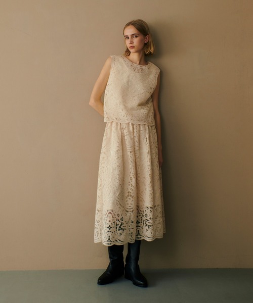 【セール】【LOULOU WILLOUGHBY】モール刺繍ブラウス（シャツ/ブラウス）｜Loulou Willoughby（ルルウィルビー）