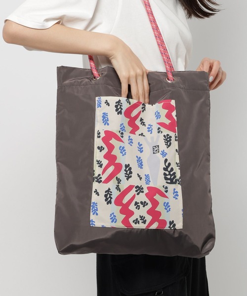 niko and...（ニコアンド）の「【Henri Matisse(アンリ・マティス)】トートバッグ（トートバッグ・レディース・ブルー/チャコール/グレー・0）」の12枚目の写真