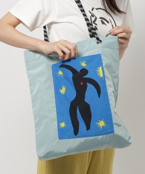 niko and...（ニコアンド）の「【Henri Matisse(アンリ・マティス)】トートバッグ（トートバッグ・レディース・ブルー/チャコール/グレー・0）」の16枚目の写真