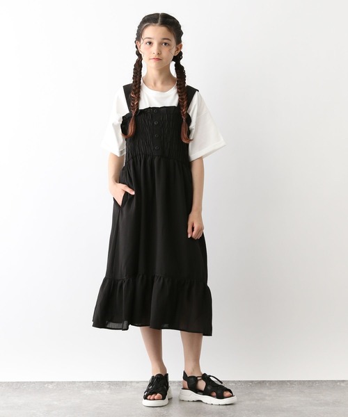 GLOBAL WORK(グローバルワーク)の「イージーDRYキャミワンピース/123813(ワンピース・キッズ・その他/ブラック・120cm/160cm/140cm/130cm/170cm/150cm)」の22枚目の写真