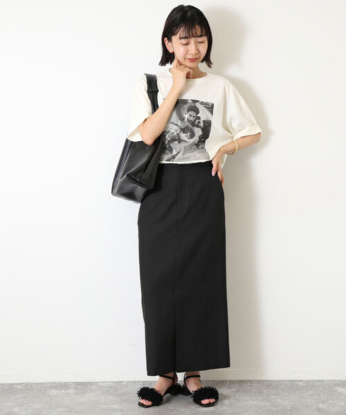 SLOBE IENA（スローブイエナ）の「リネン混TRサスペンダー付き
