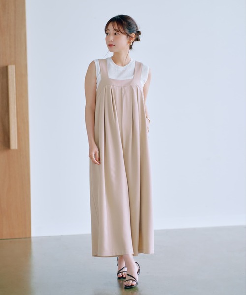 COHINA(コヒナ)の「ブライトシアーリブノースリニットトップス【低身長・小柄女性】(ニット/セーター・レディース・ピンク/ホワイト/チャコールグレー/ラベンダー/ブラウン・ONE SIZE)」の10枚目の写真