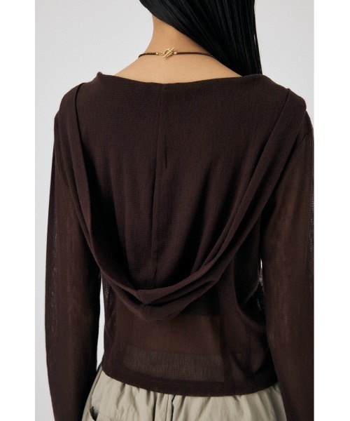 MOUSSY（マウジー）の「SHEER CUT フーディー（パーカー）」 - WEAR