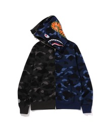 BAPE 青系カモフラージュ トレーナー A BATHING APE - 【今だけ値下】APE 青迷彩トレーナーの通販 by