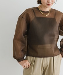 F by ROSSO シアーショートブラウス