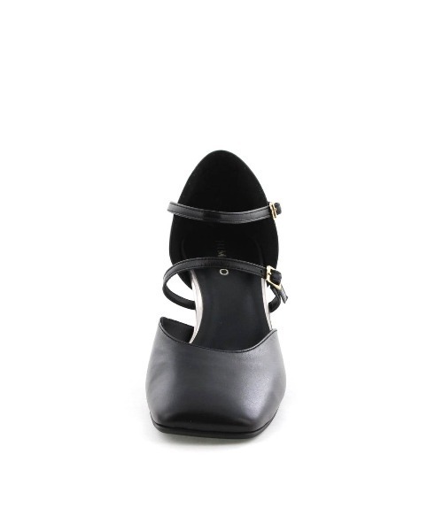 HIMIKO（ヒミコ）の「【Made in Japan】ダブルベルトセパレートパンプス/641325（パンプス・レディース・プラチナム/ブラック系その他/ブラック・22.0cm/23.0cm/24.0cm/22.5cm/23.5cm/24.5cm/25.0cm）」の8枚目の写真