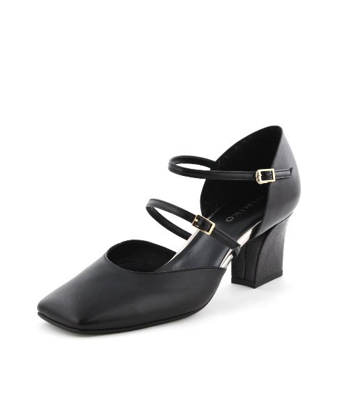 HIMIKO（ヒミコ）の「【Made in Japan】ダブルベルトセパレートパンプス/641325（パンプス・レディース・プラチナム/ブラック系その他/ブラック・22.0cm/23.0cm/24.0cm/22.5cm/23.5cm/24.5cm/25.0cm）」の9枚目の写真