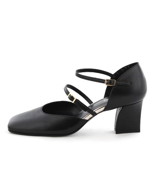 HIMIKO（ヒミコ）の「【Made in Japan】ダブルベルトセパレートパンプス/641325（パンプス・レディース・プラチナム/ブラック系その他/ブラック・22.0cm/23.0cm/24.0cm/22.5cm/23.5cm/24.5cm/25.0cm）」の10枚目の写真